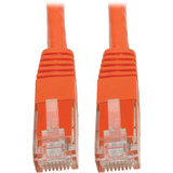 Tripp Lite N200-025-OR Cat6 Gigabit Molded (UTP) Ethernet Cable (RJ45 M/M) PoE Orange 25 ft. (7.62 m)