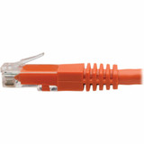 Tripp Lite N200-025-OR Cat6 Gigabit Molded (UTP) Ethernet Cable (RJ45 M/M) PoE Orange 25 ft. (7.62 m)