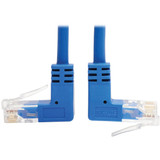 Tripp Lite N204-S07-BL-UD Up/Down-Angle Cat6 Gigabit Molded Slim UTP Ethernet Cable (RJ45 Up-Angle M to RJ45 Down-Angle M) Blue 7 ft. (2.13 m)