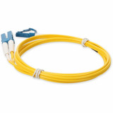 AddOn ADD-LC-LC-10M9SMFP 10m LC (Male) to LC (Male) Straight Yellow OS2 Duplex Plenum Fiber Patch Cable