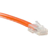 ENET C5E-OR-NB-4-ENC Cat5e Orange 4 Foot Non-Booted (No Boot) (UTP) High-Quality Network Patch Cable RJ45 to RJ45 - 4Ft