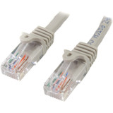 StarTech 45PATCH3GR Snagless UTP Patch Cable - RJ-45 (M) - RJ-45 (M) - 0.9 m - UTP - ( CAT 5e ) - gray