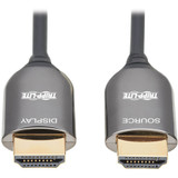 Tripp Lite P568F-20M-8K6 8K HDMI Plenum-Rated Fiber Active Optical Cable (AOC) 8K UHD @ 60 Hz HDR M/M Black 20 m (65 ft.)