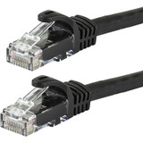 Monoprice 9799 FLEXboot Series Cat6 24AWG UTP Ethernet Network Patch Cable, 7ft Black