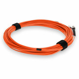 AddOn ADD-ST-ST-2M5OM3-OE 2m ST (Male) to ST (Male) Orange OM3 Duplex Plenum-Rated Fiber Patch Cable