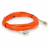 AddOn ADD-LC-LC-4M5OM2 4m LC (Male) to LC (Male) Orange OM2 Duplex OFNR (Riser-Rated) Fiber Patch Cable