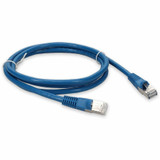 AddOn ADD-7FCAT7F-BE 7ft RJ-45 (Male) to RJ-45 (Male) Blue Microboot, Snagless Cat7 S/FTP PVC Copper Patch Cable