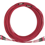Tripp Lite N858B-38M-3X8MG 40/100G Multimode 50/125 OM4 Fiber Optic Cable (3x8F MTP/MPO-PC F/F) LSZH Magenta 38 m (124.7 ft.)