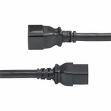 StarTech.com 2ft (60cm) Heavy Duty Extension Cord, IEC 60320 C19 to C20 Black Extension Cord, 20A 250V, 12AWG, UL Listed Components