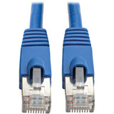 Tripp Lite N262-008-BL Cat6a 10G Snagless Shielded STP Ethernet Cable (RJ45 M/M) PoE Blue 8 ft. (2.43 m)