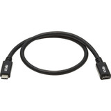 Tripp Lite U421-006 USB-C Extension Cable (M/F) USB 3.2 Gen 1 (5 Gbps) Thunderbolt 3 Compatible Black 6 ft. (1.83 m)