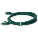 AddOn ADD-9FCAT6A-GN 9ft RJ-45 (Male) to RJ-45 (Male) Green Snagless Cat6A UTP PVC Copper Patch Cable