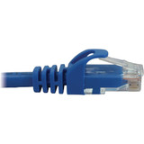 Tripp Lite N261-06N-BL Cat6a 10G Snagless Molded UTP Ethernet Cable (RJ45 M/M), PoE, Blue, 6 in. (15 cm)