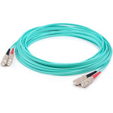 AddOn ADD-SC-SC-30M5OM4 30m SC (Male) to SC (Male) Aqua OM4 Duplex Fiber OFNR (Riser-Rated) Patch Cable