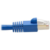 Tripp Lite N262-010-BL Cat6a 10G Snagless Shielded STP Ethernet Cable (RJ45 M/M) PoE Blue 10 ft. (3.05 m)