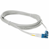 AddOn ADD-LC-LC-1-5M9SMF-GY 1.5m LC (Male) to LC (Male) Gray OS2 Duplex Fiber OFNR (Riser-Rated) Patch Cable