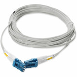 AddOn ADD-LC-LC-1-5M9SMF-GY 1.5m LC (Male) to LC (Male) Gray OS2 Duplex Fiber OFNR (Riser-Rated) Patch Cable