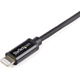 StarTech USBLT1MB 1m (3ft) Black Apple�&reg; 8-pin Lightning Connector to USB Cable for iPhone / iPod / iPad