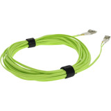 AddOn ADD-LC-LC-3M5OM5 3m LC (Male) to LC (Male) Lime Green OM5 Duplex Fiber OFNR (Riser-Rated) Patch Cable