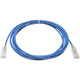 Tripp Lite N201-S10-BL Cat6 UTP Patch Cable (RJ45) - M/M, Gigabit, Snagless, Molded, Slim, Blue, 10 ft.