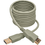 Tripp Lite U024-006-BE 6ft USB 2.0 Hi-speed A/A Cable M/M 480 Mbps Beige, USB extension 6'