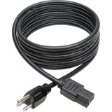 Tripp Lite Desktop Computer AC Power Cable NEMA 5-15P to C13 10A 125V 18 AWG 10 ft. (3.05 m) Black