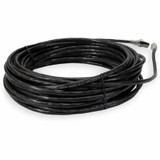 AddOn ADD-18FCAT6AS-BK 18ft RJ-45 (Male) to RJ-45 (Male) Black Cat6A Straight Shielded Twisted Pair PVC Copper Patch Cable