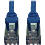 Tripp Lite N262-S07-BL Cat6a 10G Snagless Shielded Slim STP Ethernet Cable (RJ45 M/M), PoE, Blue, 7 ft. (2.1 m)