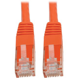 Tripp Lite N200-100-OR Cat6 Gigabit Molded (UTP) Ethernet Cable (RJ45 M/M) PoE Orange 100 ft. (30.5 m)