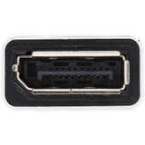 Tripp Lite U444-F5N-DP4K6 USB-C to DisplayPort Flat Adapter Cable (M/F) 4K 60 Hz Thunderbolt 3 Compatible Black 5 in. (12.7 cm)