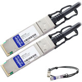 AddOn 10313-AO 10313 Compatible TAA Compliant 40GBase-CU QSFP+ to QSFP+ Direct Attach Cable (Passive Twinax, 3m)