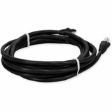 AddOn ADD-3FCAT6S-BK 3ft RJ-45 (Male) to RJ-45 (Male) Black Cat6 Straight STP PVC Copper Patch Cable