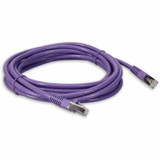 AddOn ADD-18FCAT6S-PE 18ft RJ-45 (Male) to RJ-45 (Male) Purple Cat6 Straight Shielded Twisted Pair PVC Copper Patch Cable
