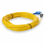 AddOn ADD-ST-SC-25M9SMF 25m SC (Male) to ST (Male) Yellow OS2 Duplex Fiber OFNR (Riser-Rated) Patch Cable