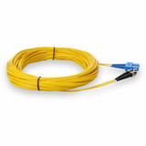 AddOn ADD-ST-SC-25M9SMF 25m SC (Male) to ST (Male) Yellow OS2 Duplex Fiber OFNR (Riser-Rated) Patch Cable