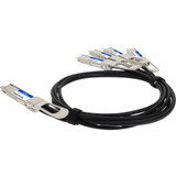 AddOn QDD4QSFP28400CU1M-AO Twinaxial Network Cable