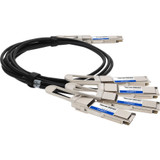 AddOn QDD4QSFP28400CU1M-AO Twinaxial Network Cable