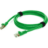 AddOn ADD-7FCAT6-GN-TAA 7ft RJ-45 (Male) to RJ-45 (Male) Green Cat6 Straight UTP PVC Copper Patch Cable