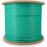 AddOn ADD-CAT6A1KSP-GN 1000ft Non-Terminated Green Cat6A STP Plenum-Rated Copper Patch Cable