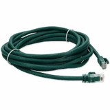 AddOn ADD-30FCAT6A-GN 30ft RJ-45 (Male) to RJ-45 (Male) Straight Green Cat6A UTP PVC Copper Patch Cable