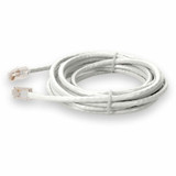 AddOn ADD-4FCAT6NB-WE 4ft RJ-45 (Male) to RJ-45 (Male) White Cat6 UTP PVC Copper Patch Cable