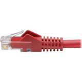 Tripp Lite N201-004-RD Cat6 Gigabit Snagless Molded (UTP) Ethernet Cable (RJ45 M/M) PoE Red 4 ft. (1.22 m)