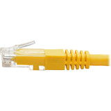 Tripp Lite N200-005-YW Cat6 Gigabit Molded (UTP) Ethernet Cable (RJ45 M/M) PoE Yellow 5 ft. (1.52 m)