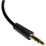 Tripp Lite P312-003-RA 3.5mm Mini Stereo Audio Cable with one Right-Angle plug (M/M) 3 ft. (0.91 m)