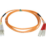 Tripp Lite N516-15M 15M Duplex Multimode 50/125 Fiber Optic Patch Cable LC/SC 50' 50ft 15 Meter