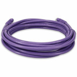 AddOn ADD-11FCAT6S-PE 11ft RJ-45 (Male) to RJ-45 (Male) Purple Cat6 Straight Shielded Twisted Pair PVC Copper Patch Cable