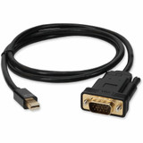 AddOn MDISPORT2VGAMM6B 6ft Mini-DisplayPort 1.1 Male to VGA Male Black Cable For Resolution Up to 1920x1200 (WUXGA)