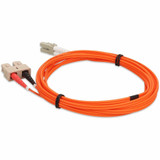 AddOn ADD-SC-LC-3M6MMFLZ 3m SC (Male) to LC (Male) Orange OM1 Duplex LSZH Fiber Patch Cable