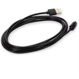 AddOn USBEXTAC2M 6ft (2m) USB-A 2.0 Male to USB-C 2.0 Male Black Extension Cable