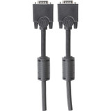 Manhattan 317733 SVGA HD15 Male to HD15 Male Monitor Cable with Ferrite Cores, 10', Black